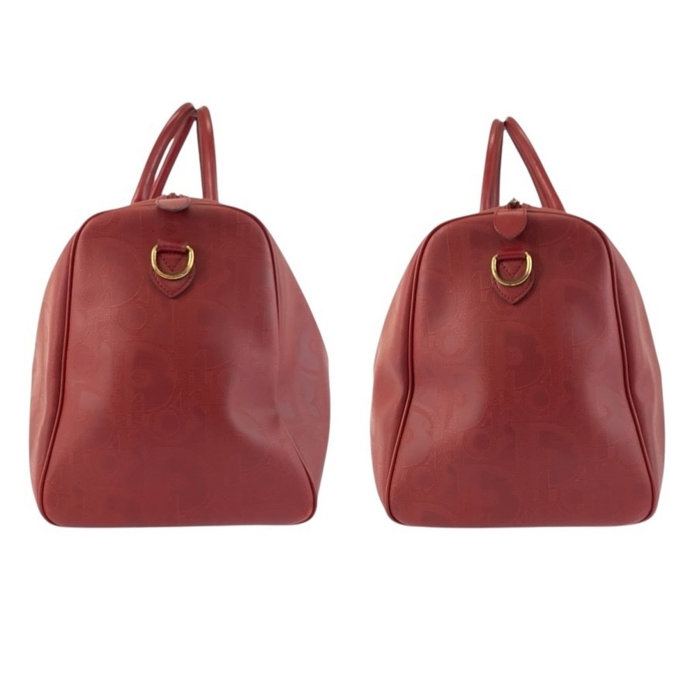 CHRISTIAN DIOR Vintage Red Trotter Shoulder Bag - Picture 8 of 10